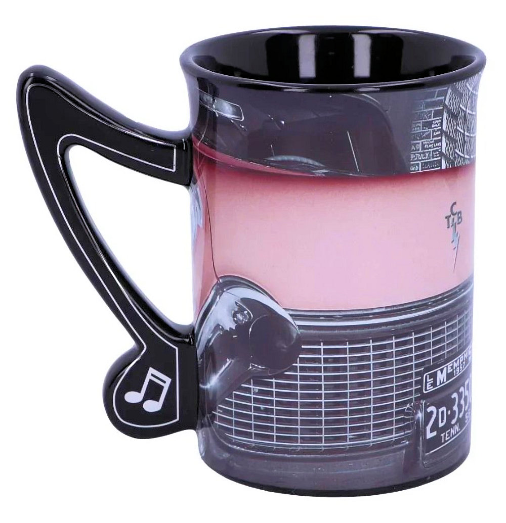 Elvis Presley Mug With Music Note Handle 16oz